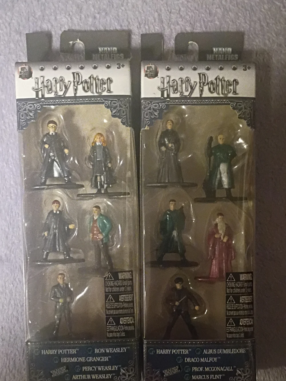 Warner Bros. Harry Potter Mini Metalfigures 2 SETS New In Box